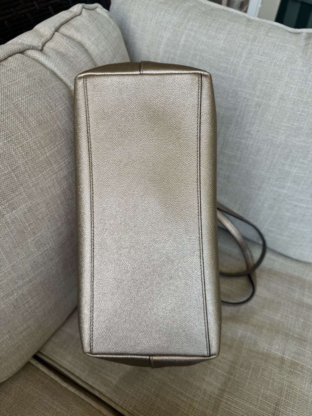 Coach Metallic Rose Gold Tote - Picture 8 of 15